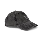 washed dad hat back, adjustable strap