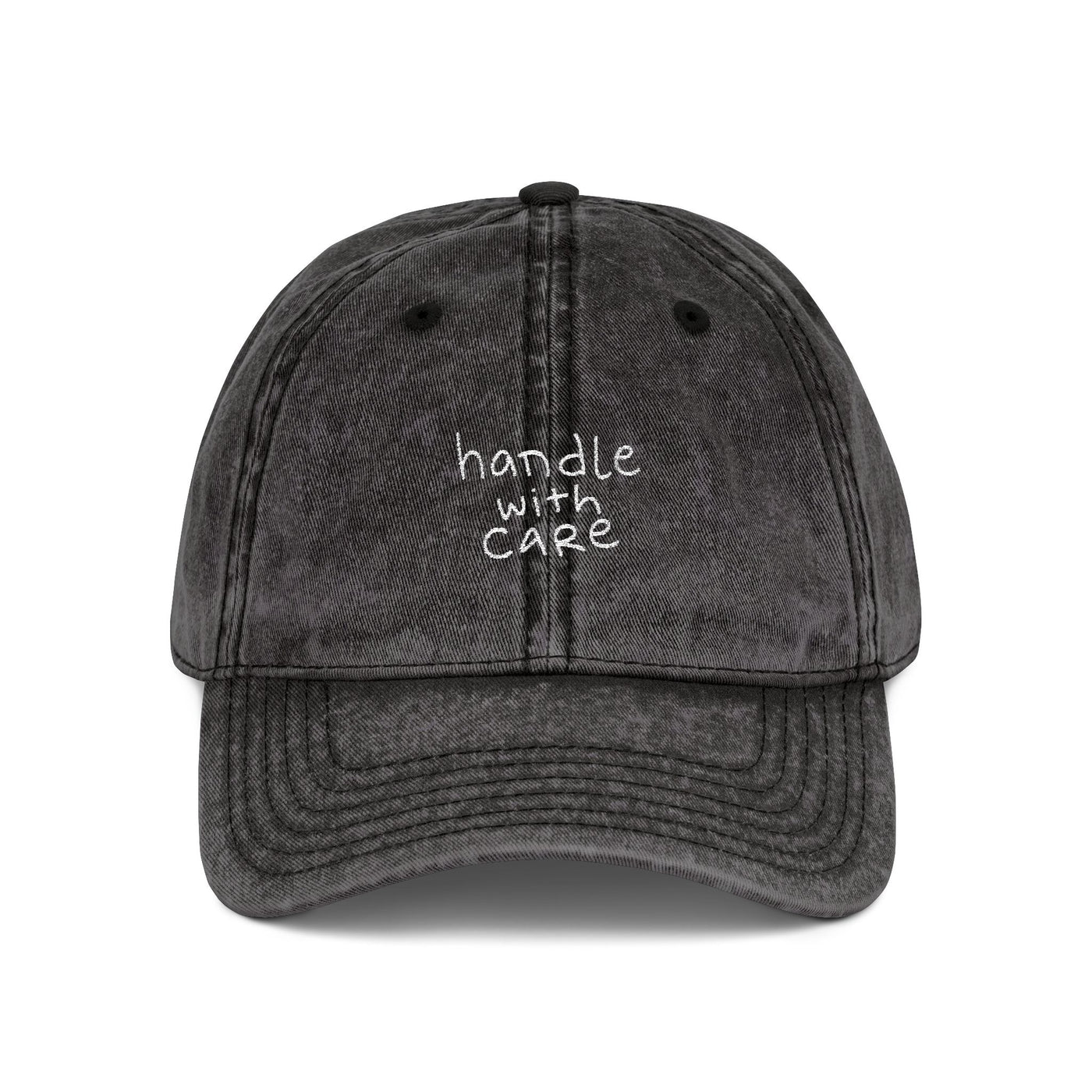 washed cap.
