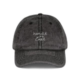 blur society washed dad hat, vintage embroidered cap