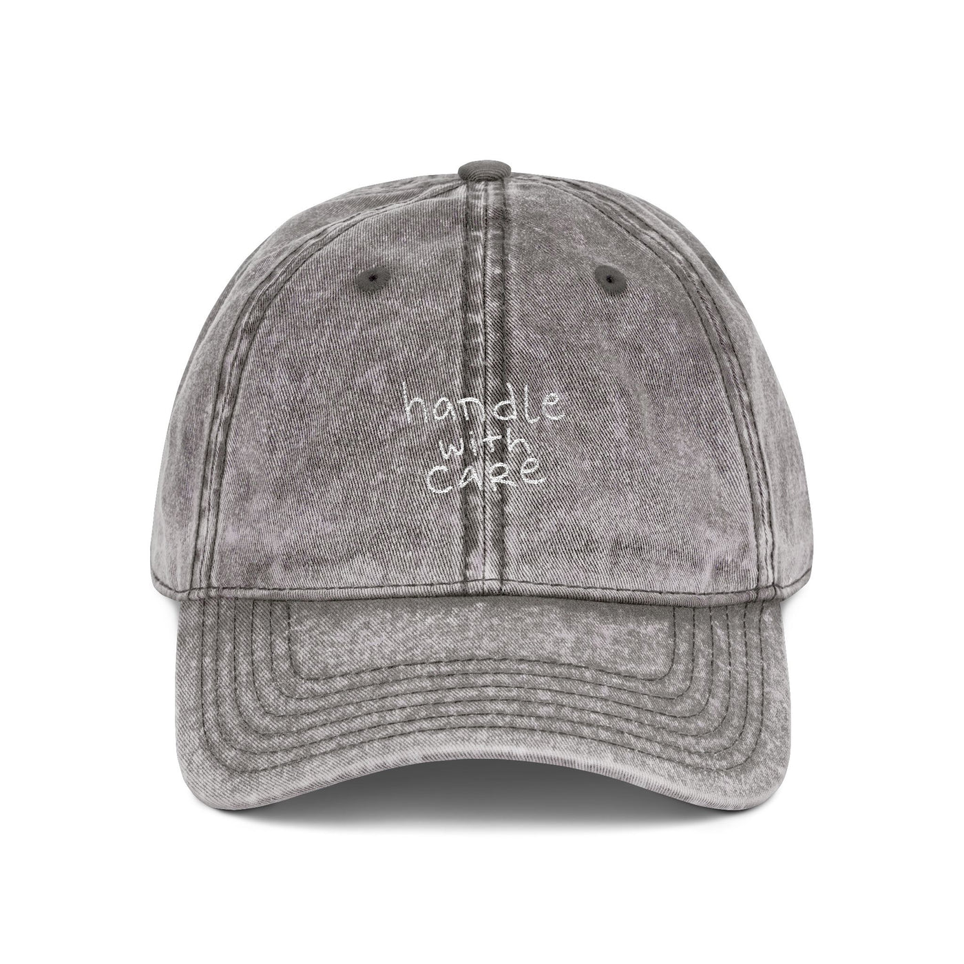 washed cap.