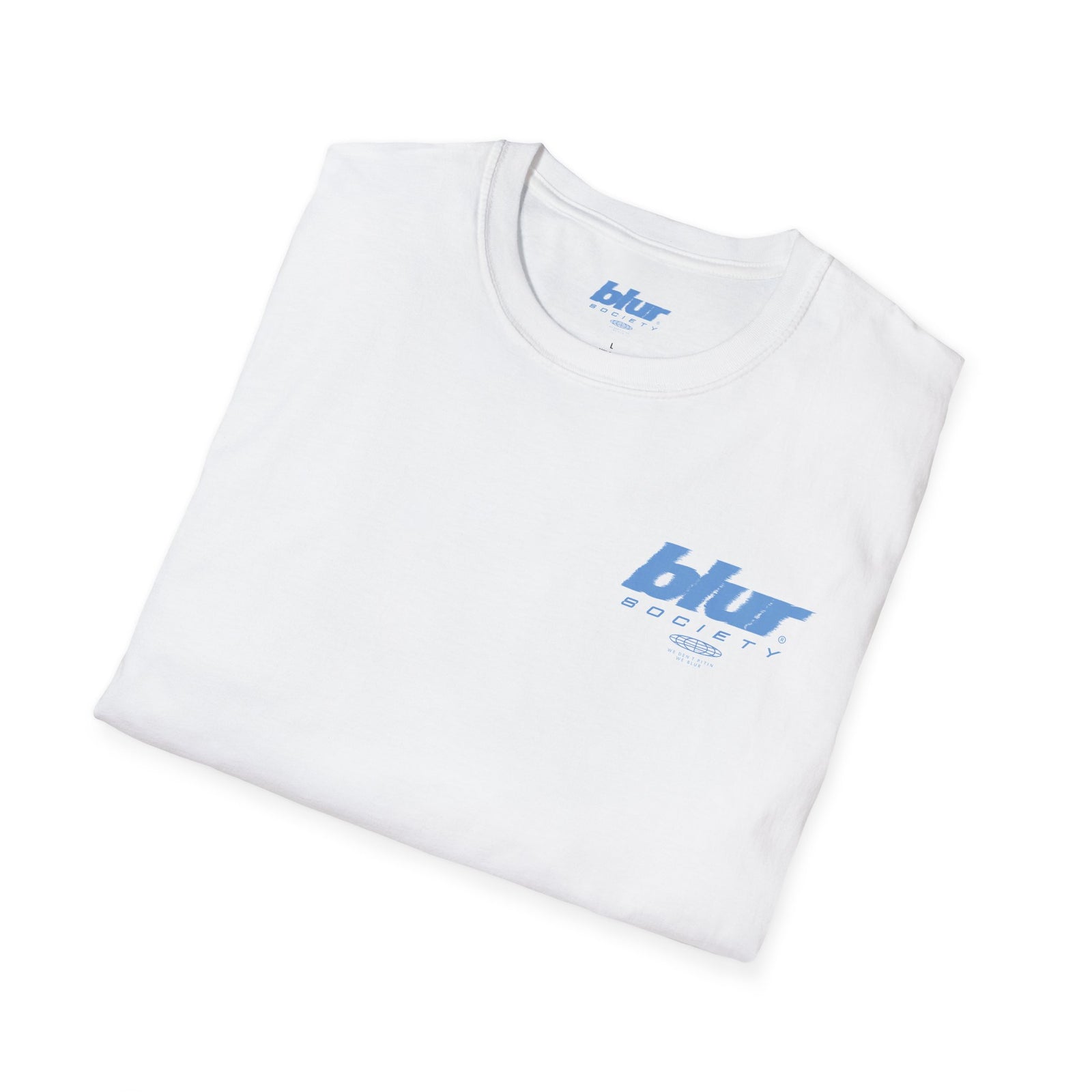 white flat, normal is boring tee
