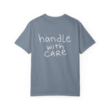 blue jean back, handle with care tee