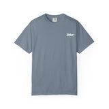 blue jean front, handle with care tee