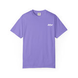 violet front, handle with care tee