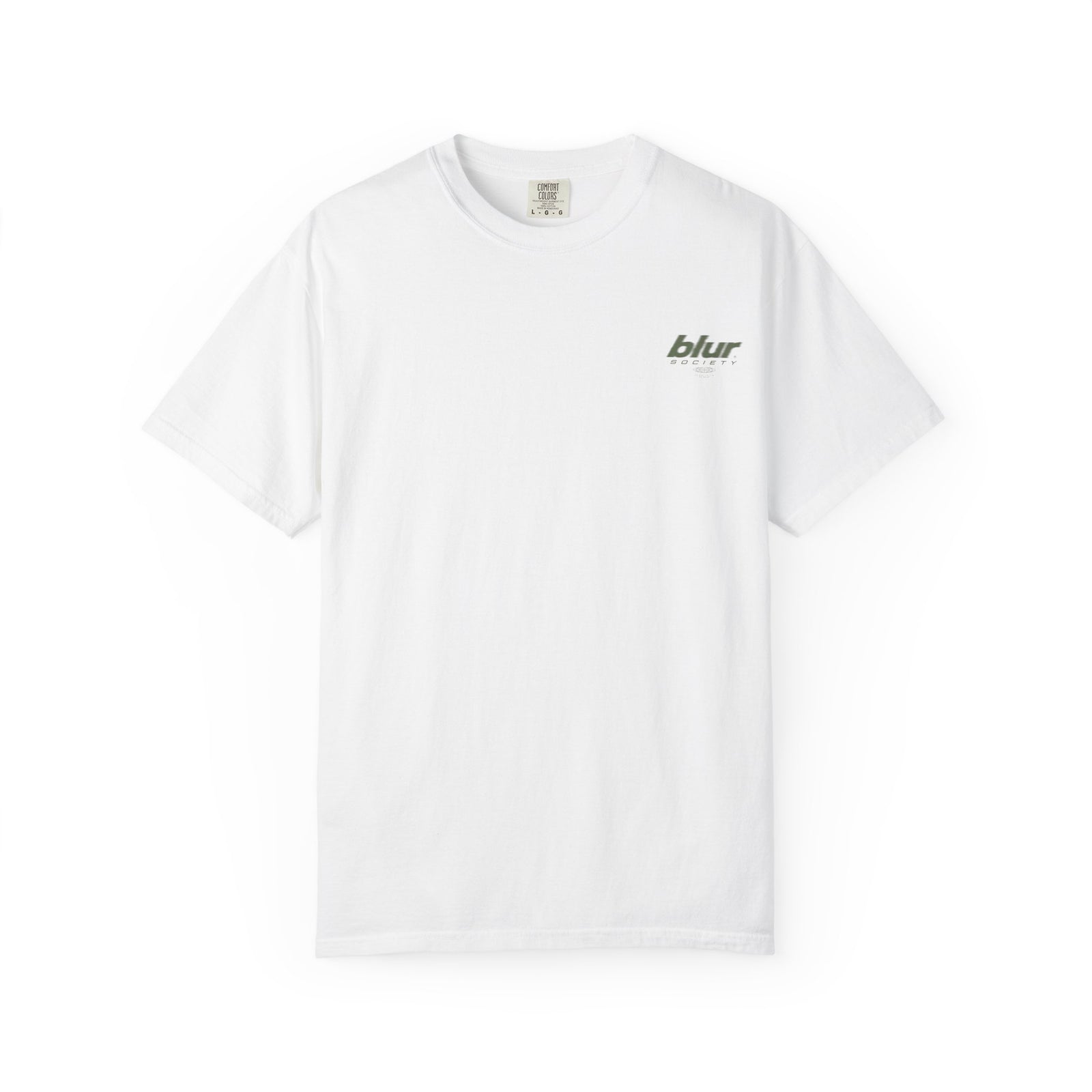 white front, handle with care tee